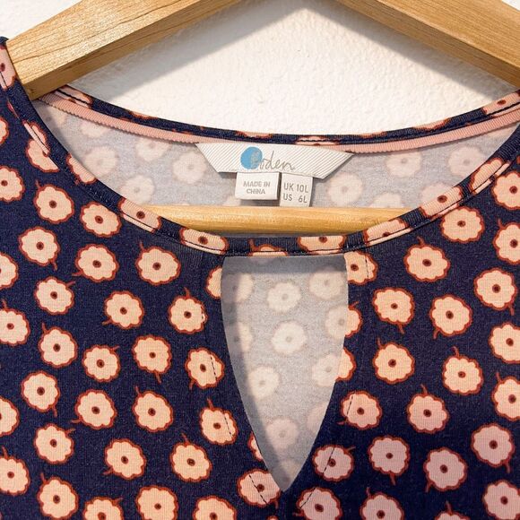 Boden Selena Ditsy Floral Jersey Midi Dress Size 6L - Picture 2 of 7